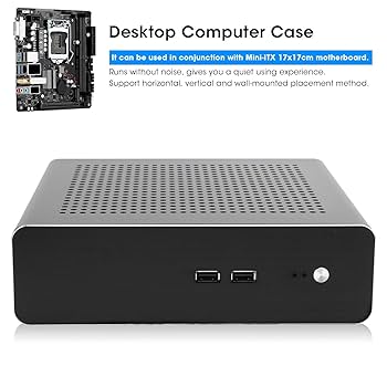 Mini-ITX PCケース ブラック(電源等一部ユニット付き) Mini-ITX PCケース ブラック(電源等一部ユニット付き) PCパーツ